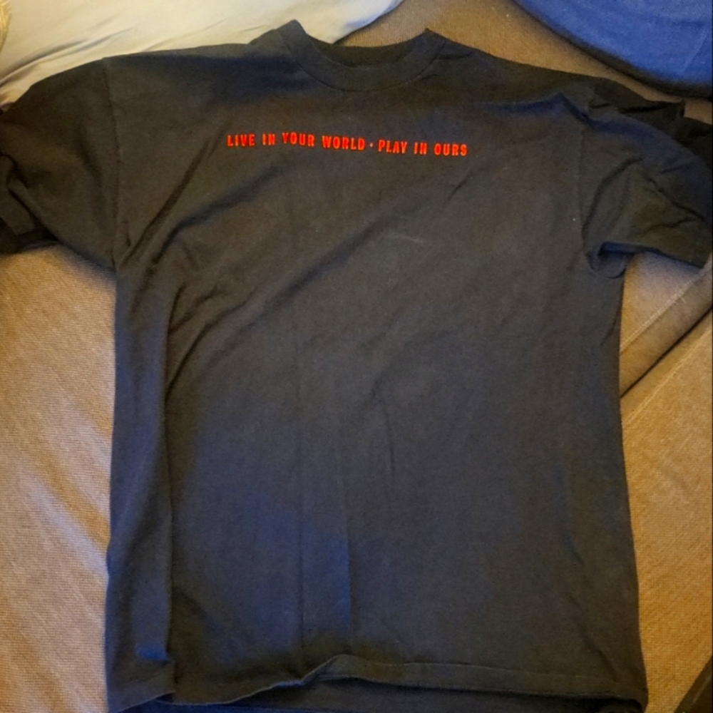 RARE Vintage PlayStation Live In Your World (red letters) XL shirt